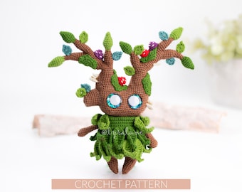 Earth Elemental Amigurumi Crochet Pattern US Terms PDF