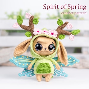 Spirit of Spring Amigurumi Crochet Pattern • US terms PDF
