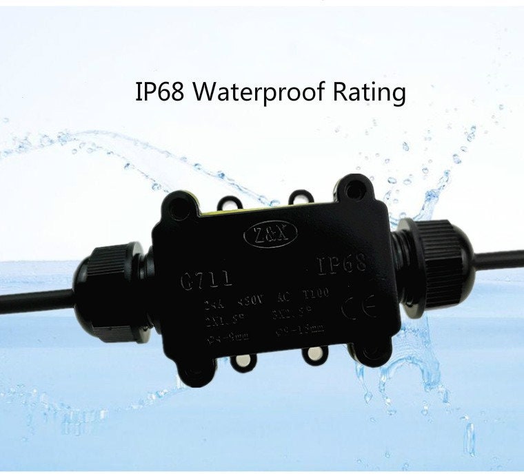 4 Wege Abzweigdose Wasserdichte IP68 Verteilerdose Anschlussdose 450V 24A XY - Foto 4