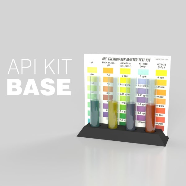 API Test Kit Testing and Draining Station, API Tube Holder Rack