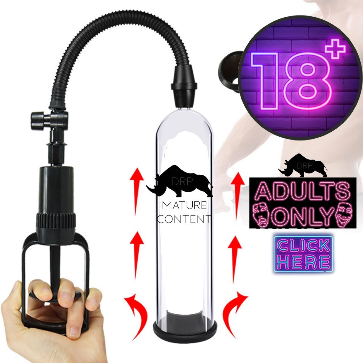 Mature Male Pump for Bigger Grow Your Penis Lenght Manual picture image photo