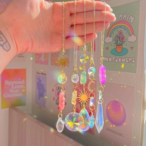 NEW Crystal Car Suncatcher, Crystal Car Charm, Car Charm, Car Suncatcher, Car Crystal, Rearview Mirror Accessory, Suncatcher for Car