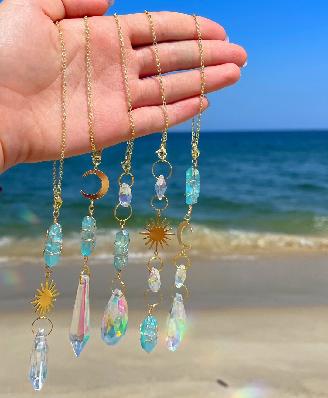 Crystal Car Suncatcher, Crystal Car Charm, Car Charm, Crystal Car Sun