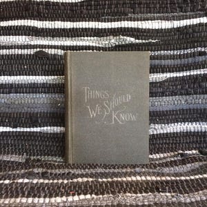 Business Points, The Things We Should Know, Very Good 19th Century book on business conduct