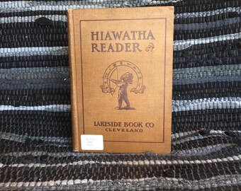 Illustrated Poetry Book: Hiawatha by Longfellow, Early 20th Century