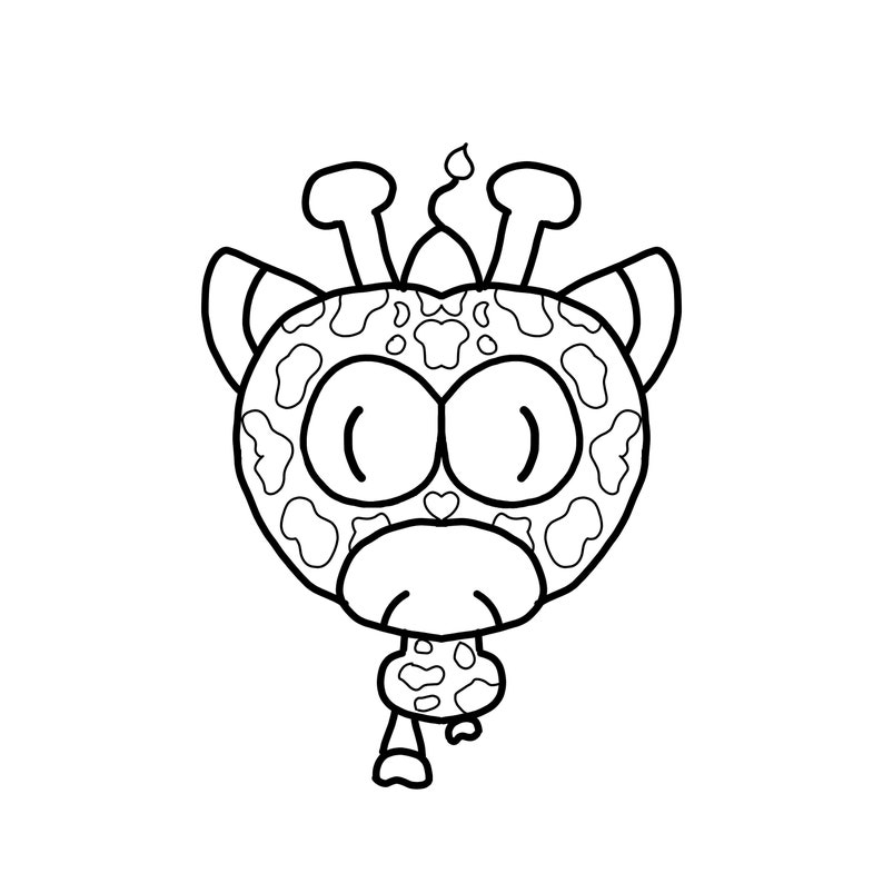 Animal Colouring Pages Etsy