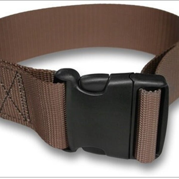 1 3/4 in plastic side release buckle. Hard to find buckle size for all your 1 3/4 strapping needs!