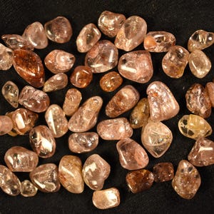 50 AUSTRALIENSK ZIRKON Trumlade stenar 27g Chips Natursten Harts Range