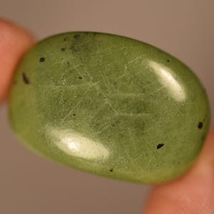 NEPHRITE JADE Tumbled Stone 3.1cm 18.8g Natural Stone