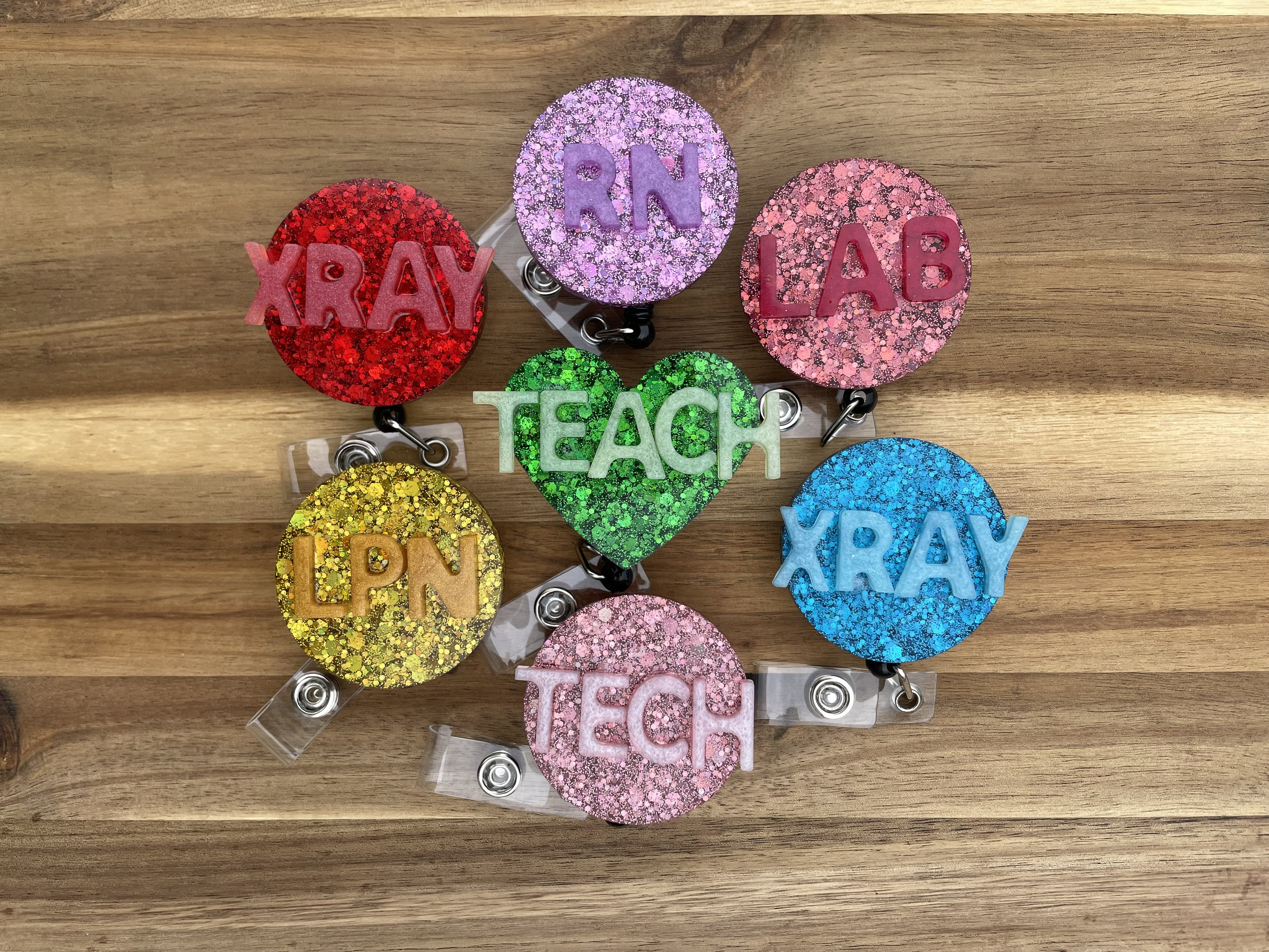 Buy Resin Badge Reel Glitter Badge Reel Retractable Badge Reel Badge Reel  Badge Holder Cute Badge Reel Nurse Badge Reel ID Badge Online in India 