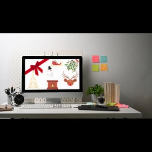 Bundle 150+ Christmas Digital Stickers ~ PNG individual transparent background ~ red, green, gold, silver, santa, trees, snowman, wreath