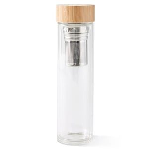 Glass Water Bottle with Tea Infuser – Umami Bentos