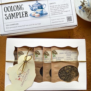 ウーロン茶サンプル｜ギフトやテイスティングに最適な茶葉3種類