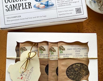 Oolong Tea Sampler | 3 Loose Leaf Teas for Gifts & Tastings