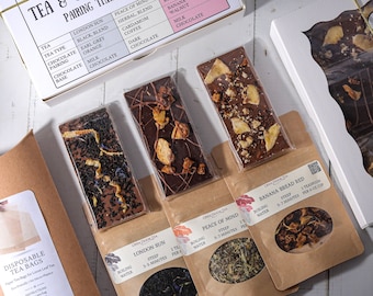 Tea & Chocolate, Pairing Three | 3 Teas and 3 Chocolate Bars