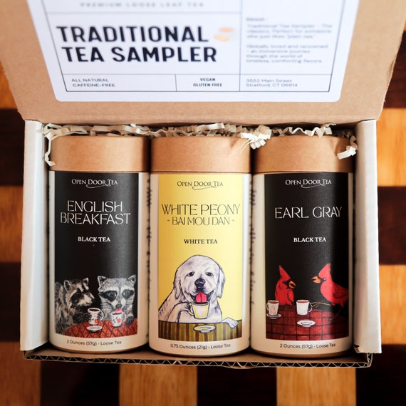 Traditional Tea Sampler | 3 Loose Leaf Teas for Gifts & Tastings