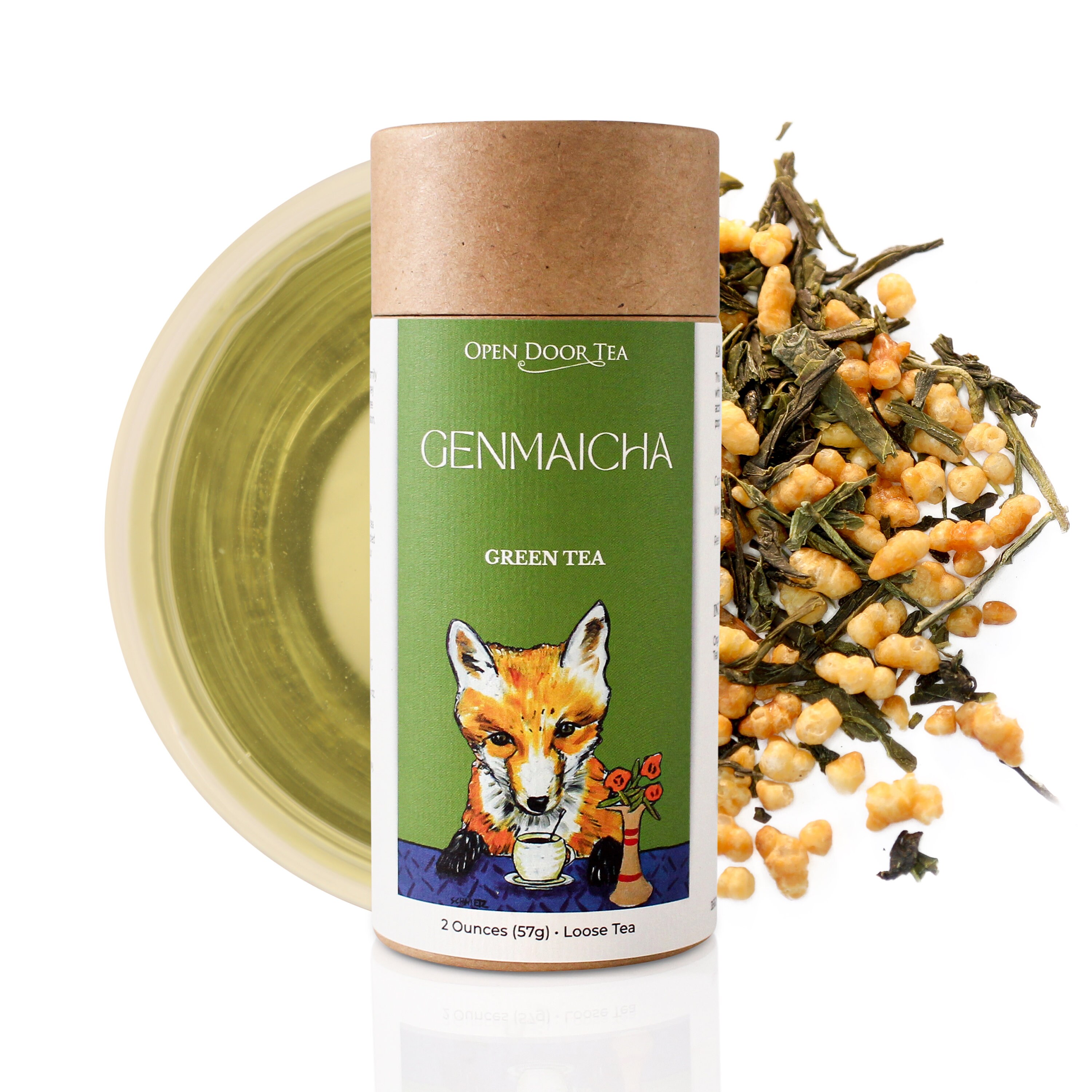 Genmaicha | Organic Green Tea, Loose Leaf