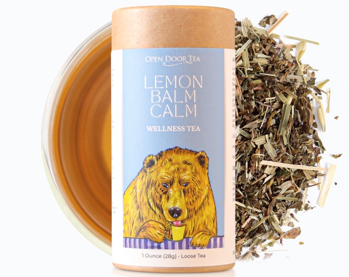 Lemon Balm Calm | Organic Herbal Tea, Loose Leaf