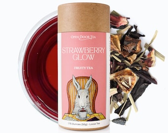 Strawberry Lemongrass | Organic Herbal Tea Blend, Loose Leaf