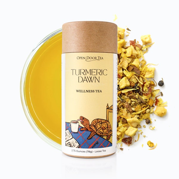 Turmeric Dawn | Wellness Tea Blend, Loose Leaf