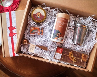 The Comfort Box / Juego de regalo de cuidado personal con té, chocolate, vela y más