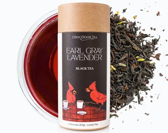 Earl Gray Lavender | Organic Black Tea Blend, Loose Leaf