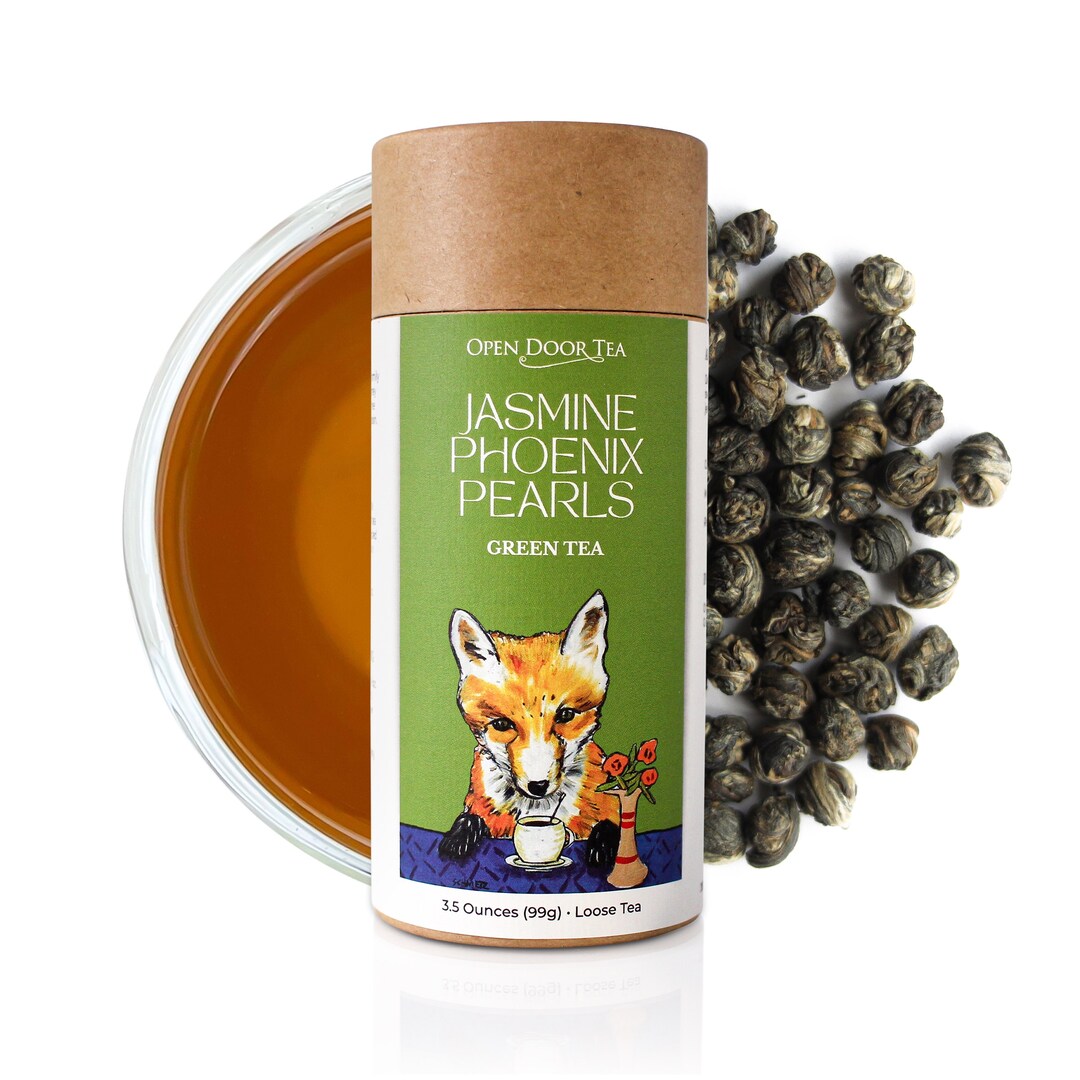 Jasmine Phoenix Pearls Organic Green Tea Single Origin Etsy