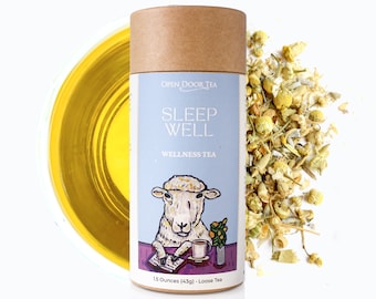 Sleep Well | Organic Wellness Tea Blend, Loose Leaf