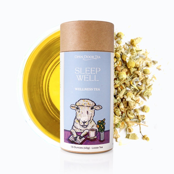 Sleep Well | Organic Wellness Tea Blend, Loose Leaf