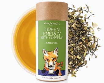 Green Energy with Ginseng | Green Tea Blend, Loose Leaf
