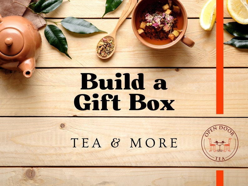 Build a Gift Box START HERE Tea, Spa & Wellness Set by Open Door Tea image 1