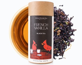 French Vanilla | Organic Black Tea Blend, Loose Leaf