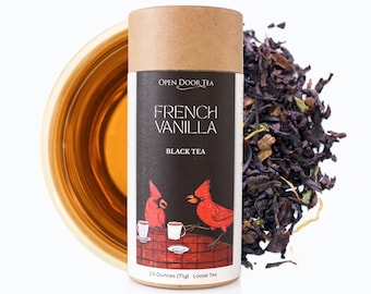 French Vanilla | Organic Black Tea Blend, Loose Leaf