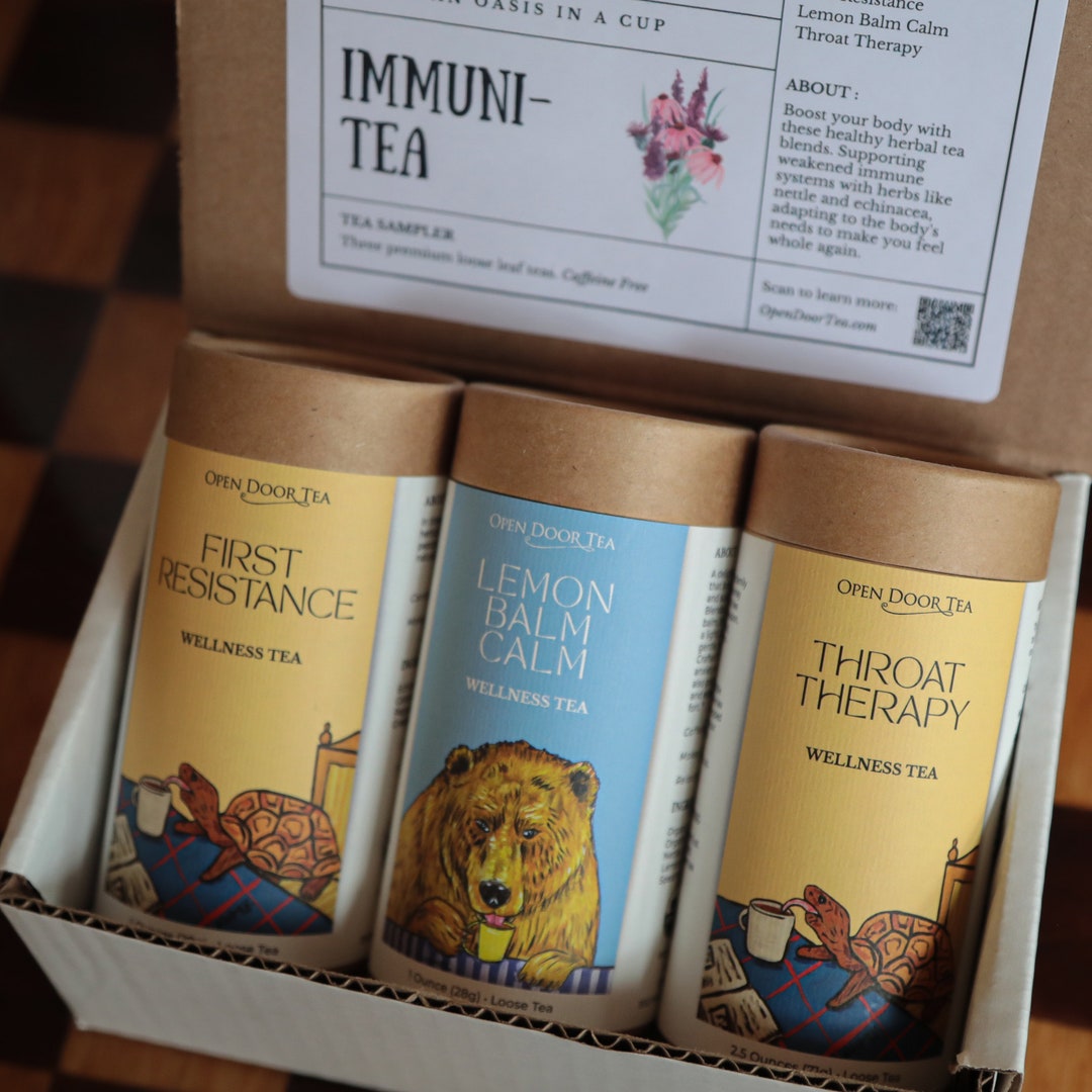Immunity Tea Sampler | 3 Loose Leaf Teas for Gifts & Tastings - Etsy