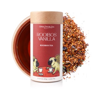 Rooibos Vanilla | Organic Rooibos Tea, Loose Leaf