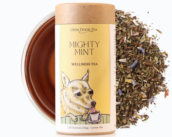Mighty Mint | Organic Herbal Tea, Loose Leaf