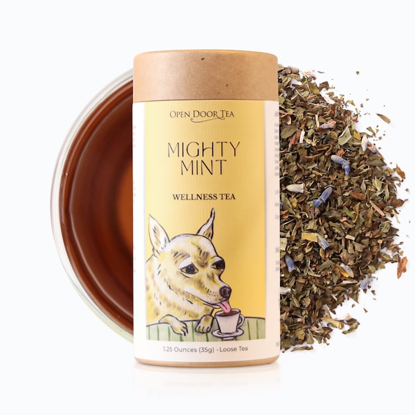 Mighty Mint | Organic Herbal Tea, Loose Leaf