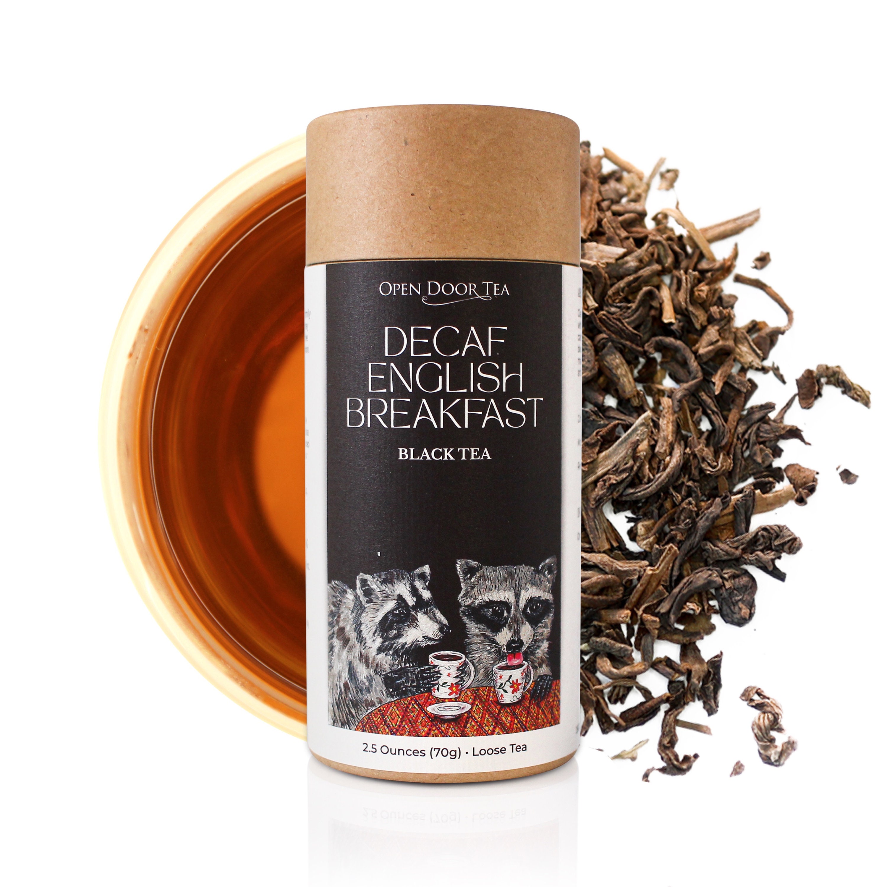 Decaf English Breakfast Black Tea, Loose Leaf