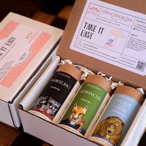 Tómatelo con calma - Rutina de té / 3 tés de hojas sueltas para regalar y degustar