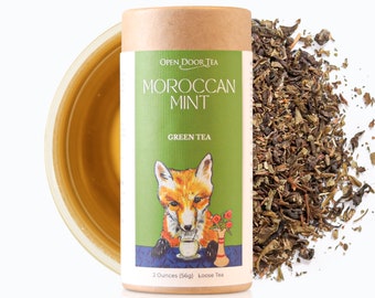 Moroccan Mint | Organic Green Tea, Loose Leaf