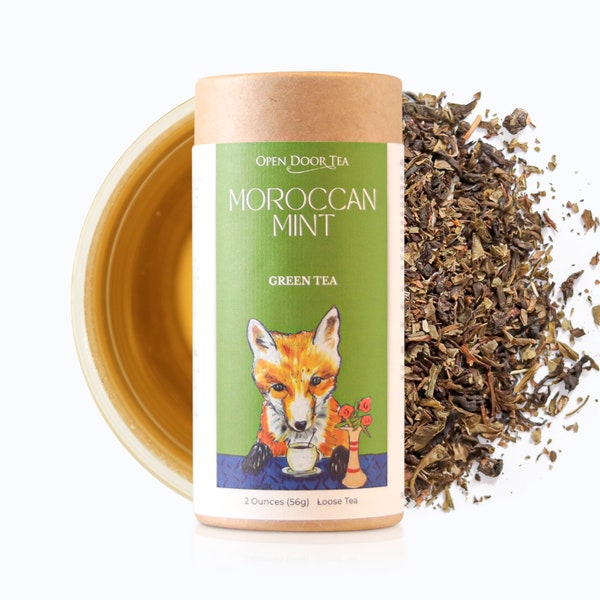Moroccan Mint | Organic Green Tea, Loose Leaf