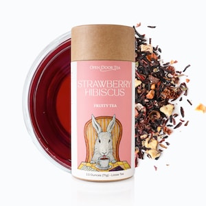 Strawberry Hibiscus | Fruity Tea Blend, Loose Leaf