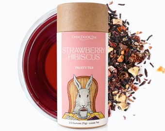 Strawberry Hibiscus | Fruity Tea Blend, Loose Leaf