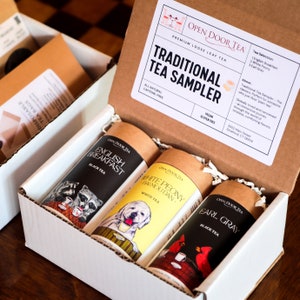 Traditional Tea Sampler | 3 Loose Leaf Teas for Gifts & Tastings