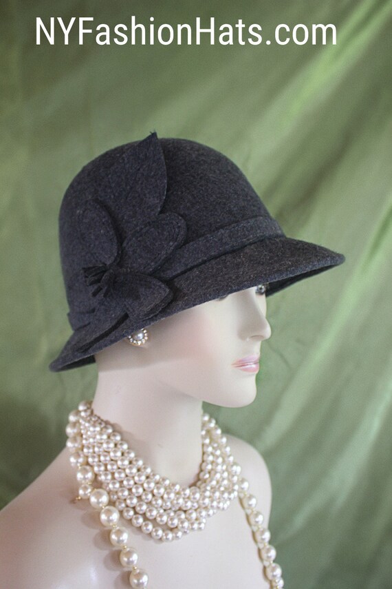 dress hats for winter Ladies Red Wool Dress Hat/Shenor Collections