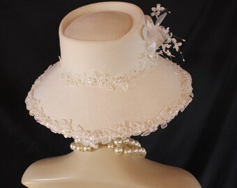 Cute Ivory Wool Church Dress Hat by Plaza Suite Plaza Suite New York Women main image 4