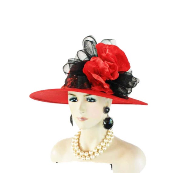 winter dress hats ladies Women Winter Warm Bucket Hat 1920s Vintage Cloche Bowler Hats Fashion Ladies  Church Bucket Hat Brick Red at Amazon Women's Clothing store
