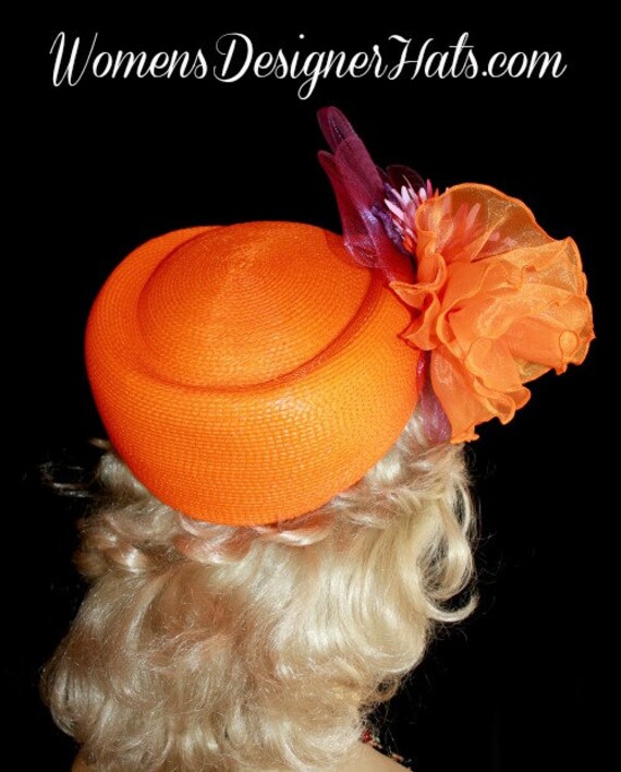 Orange and Purple Women\'s Fashion Hats custom” | Accessories | Orange And Purple Womens Fashion  main image 4