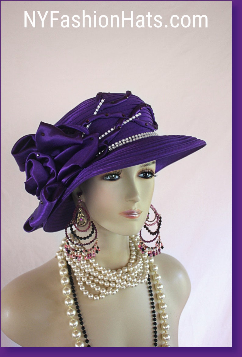 Satin Hat for Special Occasion