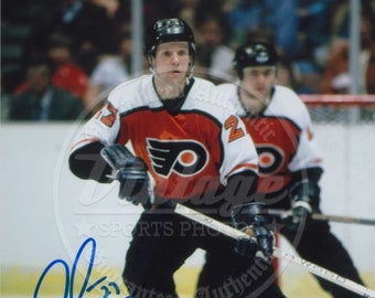 Darryl Sittler Flyers de Philadelphie 8x10 Photo dédicacée